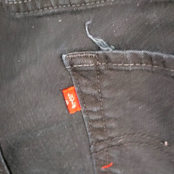 Levi Black Jeans Women's Boot Cut 512 Perfectly Shaping 22W Medium - Picture 6 of 8